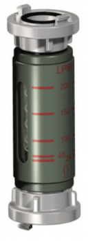 Flowmeter Wandhydrant Wasser Durchfluss-Messgerät Prüfgerät Wandhydranten